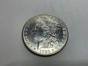1921 Morgan Silver Dollar (San Francisco Mint) F-02 - Picture 1 of 2