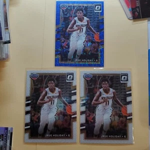 3x Lot 2017-18 Donruss Optic Blue Velocity #93 Jrue Holiday - Bild 1 von 2