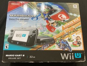 Nintendo Wii U Mario Kart 8 Deluxe 32GB Handheld System - Black (C)