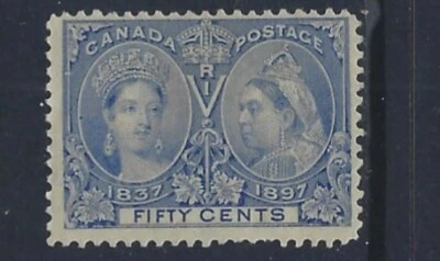Canada, Scott #60, 50c Queen Victoria Jubilee, MH - Image 1 of 2