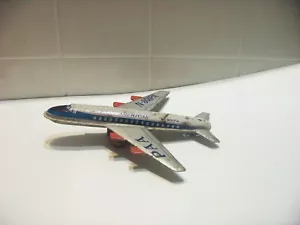 Avión de juguete litografía de hojalata de fricción panamericana vintage PAA N801PA Boeing 707 - Imagen 1 de 5