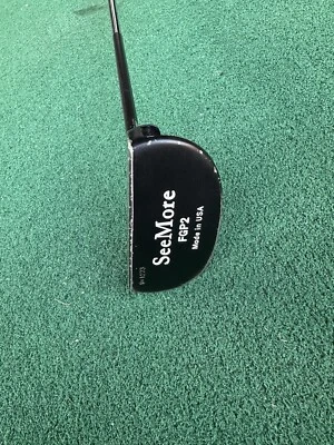 SeeMore  FGP2 Milled Golf Putter Center Shafted 34.5"  Right Handed - Image 1 of 4