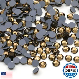 Hotfix Rhinestones Flatback Glass Rhinestone 288PCS SS30 5.8-6.2MM Round Gems - Picture 1 of 5
