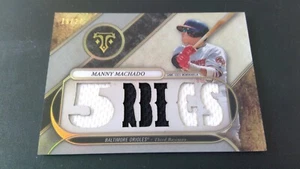 2017 topps tribute manny machado patch auto /27 - Picture 1 of 2