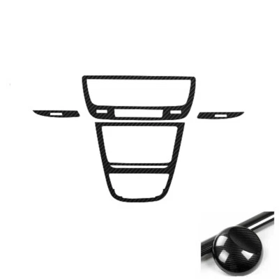 Carbon Fiber Look Center Console A/C CD Control Trim For Buick Encore 2013-2016 - Изображение 1 из 4