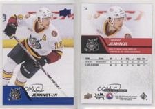 2020-21 Upper Deck AHL Blue Tanner Jeannot #34