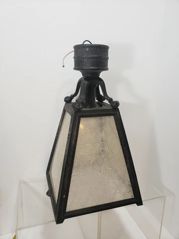 Vintage Gothic Wrought Iron Porch Patio Foyer Light Cover