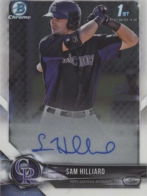 2018 Bowman - Sam Hilliard #CPA-SHI