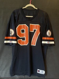 Fighting Illini Vintage 1990’s Champion Brand Size 48 Mesh Football Jersey #97 - Picture 1 of 5