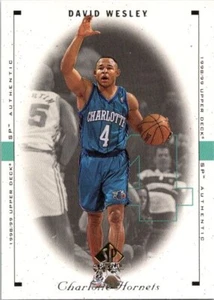 1998 SP Authentic - #18 David Wesley - Picture 1 of 2