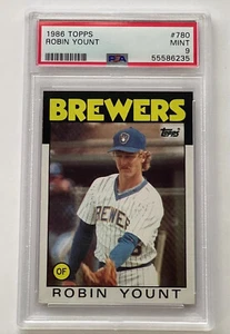 1986 Topps Robin Yount #780 PSA 9 Mint - Bild 1 von 1