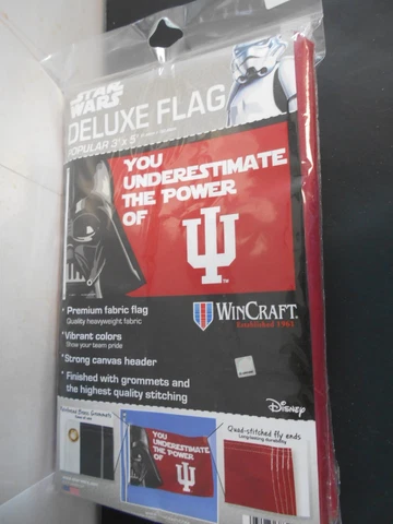 Indiana University - You Underestimate The Power of IU Deluxe Flag   SP114 Cover