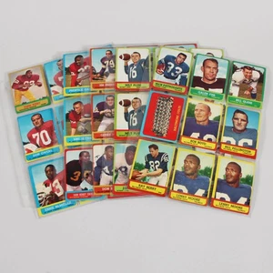 1963 Topps Football Lot of 45 Cards w/dups mix grade - Bild 1 von 7