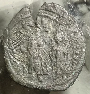 IMPERIO BIZANTINO - HERACLIO 610-641AD con SON AE 40 NUMMIA (M) CONSTANTINOPLA MT Foto 1 de 3