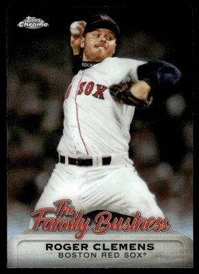 2019 TOPPS CHROME UPDATE EDITION THE FAMILY BUSINESS #FBC-6 ROGER CLEMENS - Image 1 of 2
