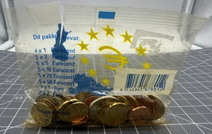 1999/2001 Países Bajos Euro Starter Pack Kit - 11,35 € Brillante Sin Circular BU - Imagen 1 de 5