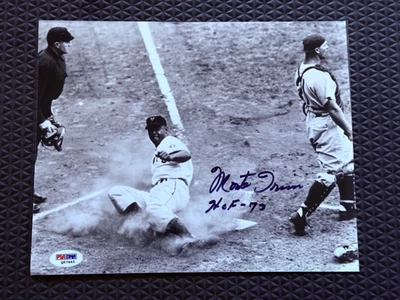 Monte Irvin Signed Autograph 8x10 Photo New York Giants W/HOF '73  PSA DNA - Image 1 of 4