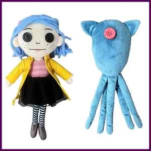 28 cm Coraline Plüsch Stoff Cartoon Figur Kawaii Puppe weiches Kissen hässlich Kinder süß - Bild 1 von 28