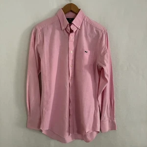 Vineyard Vines Slim Fit Tucker Shirt Mens Size S Pink Button Down Preppy Ivy - Picture 1 of 6