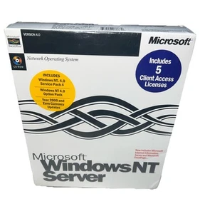 Microsoft Windows NT Server 4.0 Brand New Sealed - Picture 1 of 13