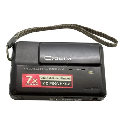 Casio EX-V7 | Digitalkamera | Dunkelbraun - Bild 1 von 2
