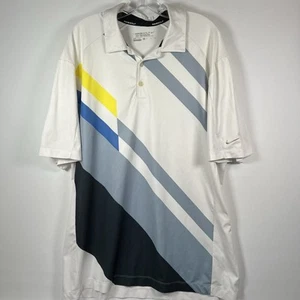 Nike Golf Dri-Fit Men's XL Polo Shirt, Tour Performance Short Sleeves White   X - Picture 1 of 8