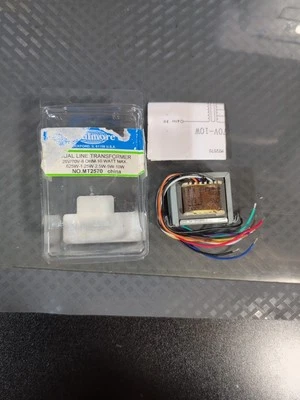 Transformador de doble línea a juego 70V / 25V 10W para sistema amplificador de altavoces PA #22 Foto 1 de 3