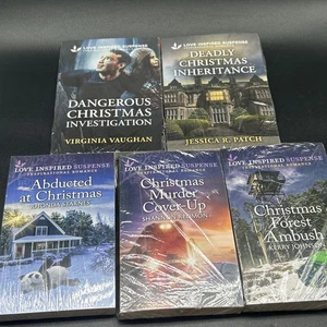 Romance Novels Love Inspired Suspense Christmas Holidays Lot Inspirational PB - Picture 1 of 11