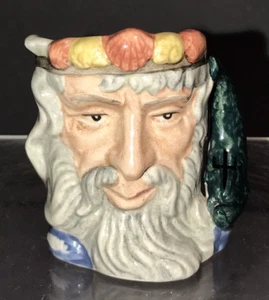 Royal Doulton ~ Neptune ~ D655 ~ Small (2-1/2 Inch) Toby Mug - Picture 1 of 7