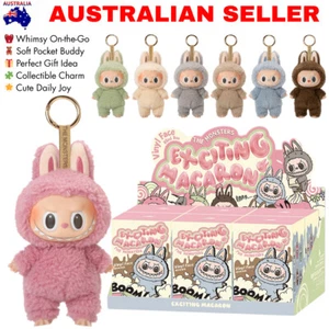 POP Mart Labubu The Monsters Macaron Kids Children Plush Doll Toy Keychain Gifts - Picture 1 of 26