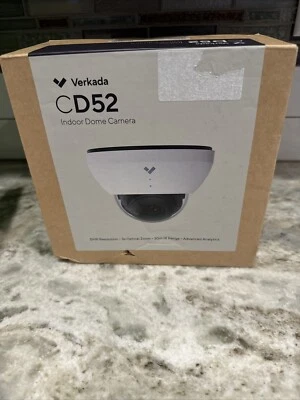 🎃Verkada CD52-256-HW Indoor Dome Camera 5 MP 3x Opt Zoom30m IR Range SEALED🤶 - Image 1 of 3