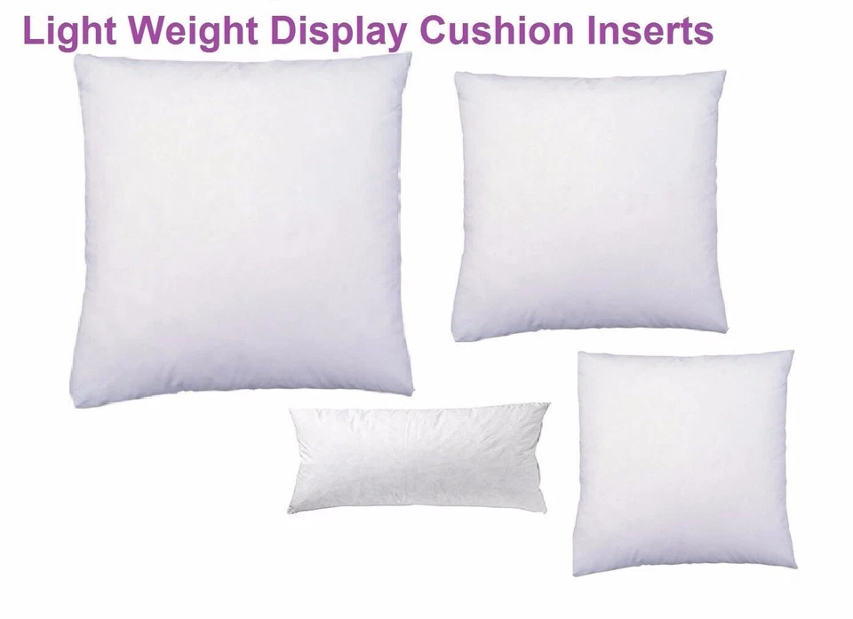 Light Weight Display Cushion inserts Aust Made Multi Sizes Premium Fibre Filling - image 1 of 3