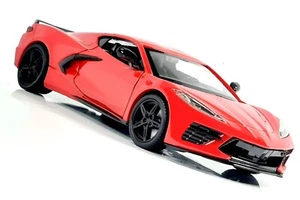 Corvette 1/24 Diecast Collectible 2020 Motormax Car Scale Colapinto Hobbies - Imagen 1 de 1