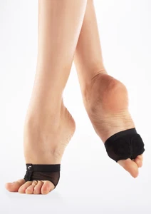 Black Capezio FootUndeez foot thong lyrical ballet dance - all sizes - Picture 1 of 3