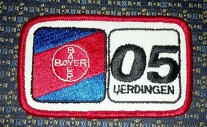 GERMAN BAYER 05 Uerdingen SOCCER CLUB PATCH - Picture 1 of 2