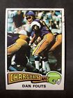 1975 Topps Football Dan Fouts Rookie Card San Diego Chargers #367 Low Grade. rookie card picture