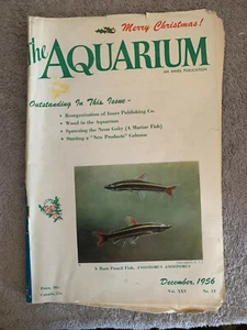 The Aquarium Magazine,Innes,December 1956,Pencil Fish,Guppy,Rivulus,Toadfish,etc - Bild 1 von 1