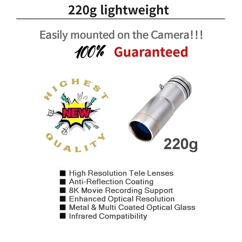 Tele N837 & for Olympus ED 14-42mm Lens [Filter Size 37mm] - Image 1 of 3