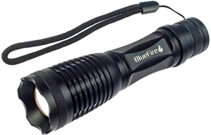 1200 Lumen Handheld Flashlight LED Camping Torch Adjustable Focus Zoom Tactical - Picture 1 of 12