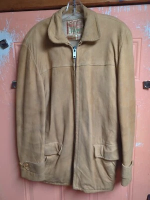 Chaqueta de Gamuza McGregor De Colección Dupont Quilon Pila Forrada Talla 40 Hecha en EE. UU.  Foto 1 de 4