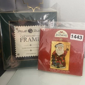 Jim Shore Mill Hill JS20-3103 Cross Stitch Kit Glad Tidings Santa Beaded - Picture 1 of 9