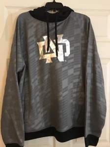University Of North Dakota J. America Gray And Black Mens Hoodie Size XXL NWT - Picture 1 of 9
