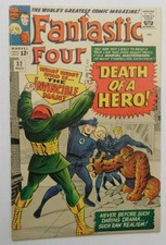 FANTASTIC FOUR #32 - Vs Super Skrull - VG/FN Marvel 1964 Vintage Comic