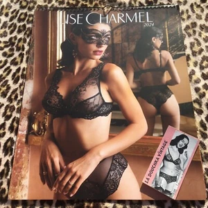 CALENDARIO FRANCÉS 2024 LISE CHARMEL OVERSIZE~LENCERÍA DE ENCAJE~NUEVO~ 16,1/4 x 12,3/4" - Imagen 1 de 1