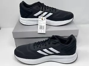 Adidas Duramo 10 Para Hombre Zapatillas Atléticas de Correr Zapatos de Entrenador GW8336 Negro/Blanco - Imagen 1 de 14