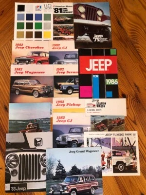 De colección Jeep / Grand Wagoneer / Folleto de fábrica CJ / Colección de literatura  Foto 1 de 4