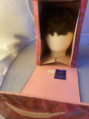 1960-е Пейсли Парик Коробка Модакриловый Эластичный Парик PATTI Оригинальные Этикетки Голова Styro - Изображение 1 из 4