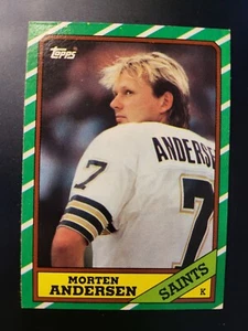 1986 Topps Morten Andersen Karte #344. - Bild 1 von 2
