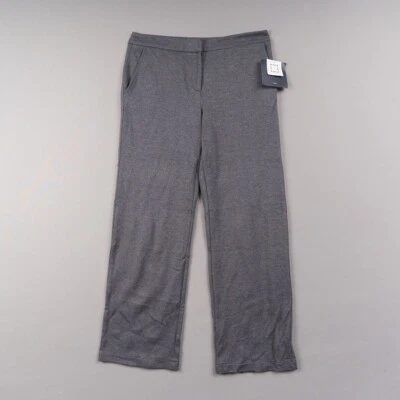 Liz Claiborne Pants Women’s PM Gray Stretch Ponte Knit Trouser Dress NWT - Image 1 of 4