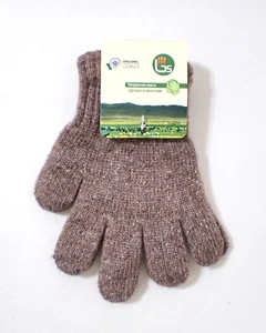 Mongolia Unisex Camel Woolen Gloves Childrens, Kid Winter Warm Hand Gloves - Picture 1 of 5